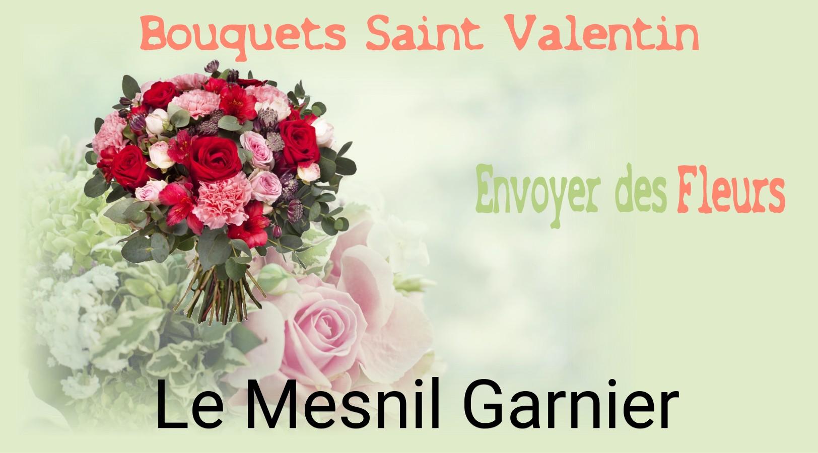 Roses de Saint-Valentin livrées à Le Mesnil-Garnier